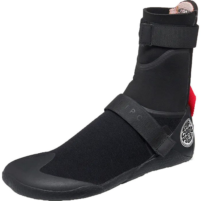 2024 Rip Curl Flashbomb 7mm Round Toe Wetsuit Boot 115MSA - Black